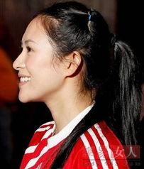 明星的氣質(zhì)馬尾