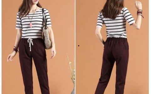 棕色褲子搭配圖片明星