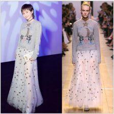 秋季明星紗裙,明星同款紗裙，演繹浪漫時(shí)尚盛宴